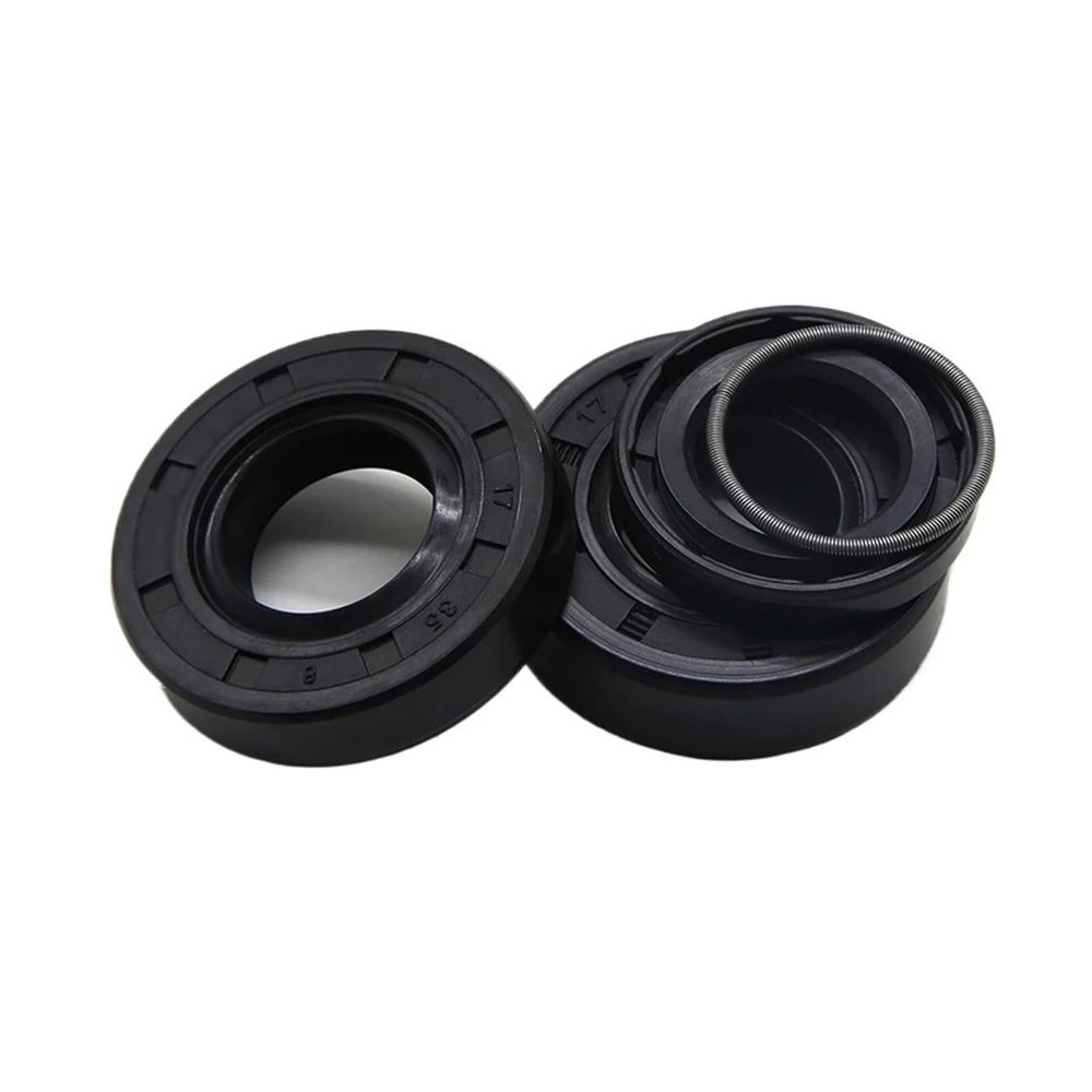 2/5PCS NBR Oil Seal ID 17mm TC Type Shaft Seals 17x25~47mm Nitrile Rubber Double Lip Gaskets(2pcs,17x26x7mm)