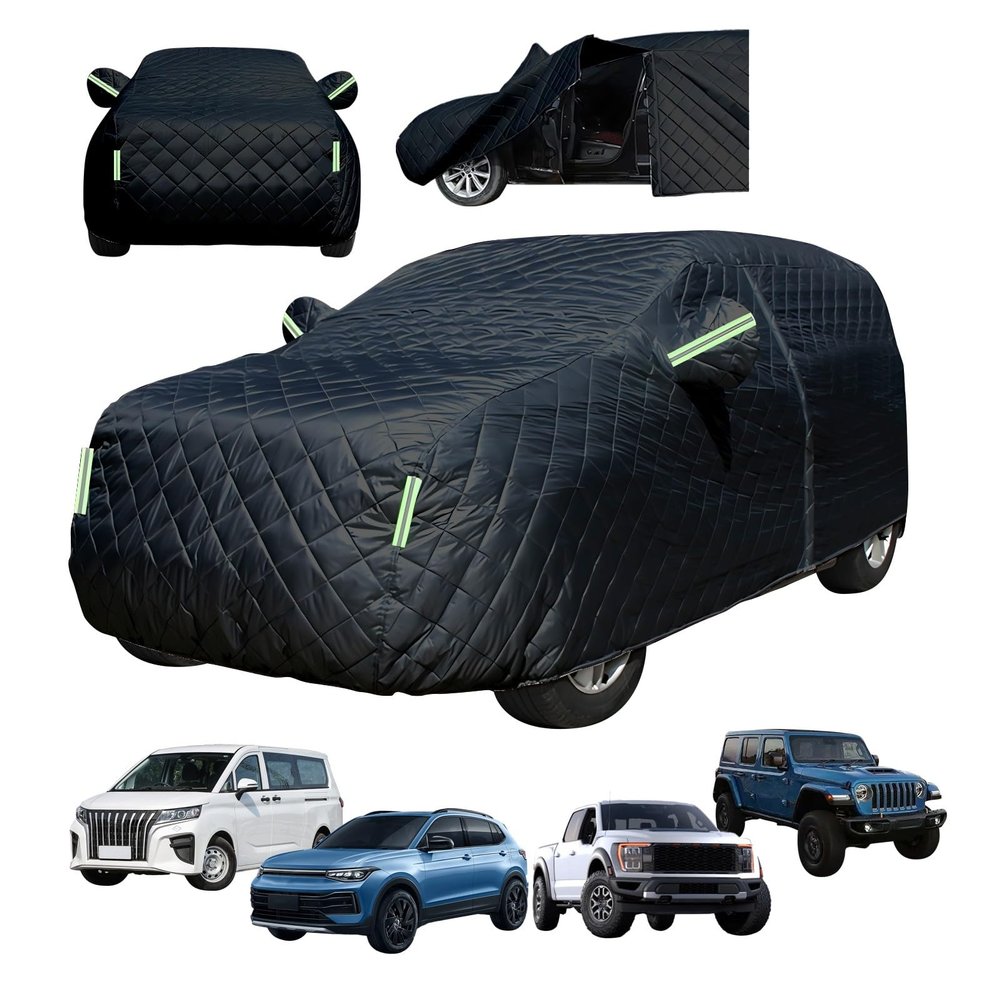 Hail Protector Truck Cover Compatible with VW Golf Plus(2006-2012), Car Cover for Hail Protection Latest 5-Layers Thickened PH Cotton, Wind, Rain and Hailproof with Door Zipper-n84