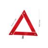 Luxshiny 2pcs Foldable Reflective Safety Triangle Warning Sign for Vehicles Emergency Roadside Kit High Visibility Reflector Portable Traffic Triangle for Car Truck RV view 2