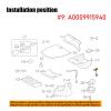 ROBAUN 10x Car Tailgate Lining Trunk Boot Carpet Lid Trim Panel Clip, for E-Class W211 C-Class W204 A0009915940 0009915940 view 3