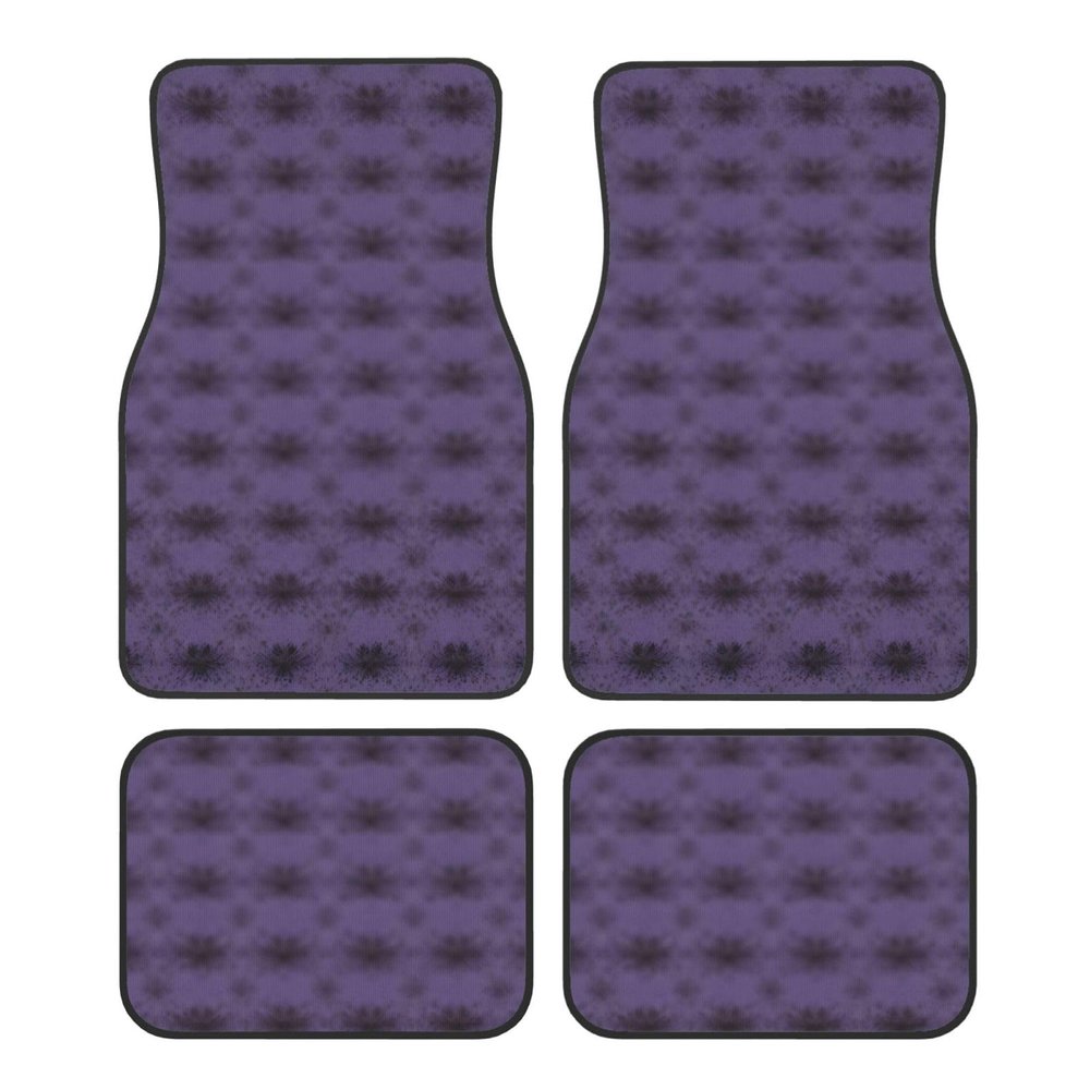 Haunted Mansion Print Universal Car Floor Mats Set of 4 Car Floor Protectors Car Front Rear Carpets 3D Decor Rugs Anti-Slip Auto Accessories for Sedan, Suvs, Truck, Van