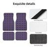 Haunted Mansion Print Universal Car Floor Mats Set of 4 Car Floor Protectors Car Front Rear Carpets 3D Decor Rugs Anti-Slip Auto Accessories for Sedan, Suvs, Truck, Van view 4