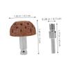 Zerodeko Bowl Type Tire Repair Grinding Head 42mm Tungsten Steel Buffing Wheel Kit with Adapter for Tire Repair and Sanding view 2