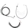 Black +14" Cable & Brake Line Cmpt Kit for 2024 and newer Harley Road Glide and Road Glide ST models view 1