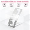 POKIAUTO Stainless Steel Shifter Plate for Can Am Maverick Trail Sport/Commander 2018-2025 Accessories, Quick Shift Gate Panel for Can-Am Commander/Maverick Trail Sport, Gloss view 4