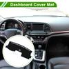VekAuto Dashboard Cover for Ford for Ranger XL XLT Lariat Raptor Truck 2024-2025 Dash Cover Mat Carpet Center Console Dash Cover Mat Polyester Black Blue view 2