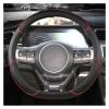 Car Steering Wheel Cover 38cm 15" Leather for Kia for Ceed for Soul for Rio 3 4 5 K3 K5 2022 Wheel Cover view 1