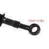 aqxreight Universal 50cm Motorcycle Braided Steel Brake Clutch Oil Hose Line Pipe Black Brake Clutch Line Pipe Suitable for Most of The Bikes Enduro Motocross (500mm) view 2