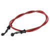 aqxreight Universal 50cm Motorcycle Braided Steel Brake Clutch Oil Hose Line Pipe Black Brake Clutch Line Pipe Suitable for Most of The Bikes Enduro Motocross (500mm) view 4