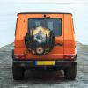 Spare Tire Cover for RV Camper, Nature Mountain Compass Tire Cover Protectors, Weatherproof Universal Wheel Cover for RV Travel Trailer Camper Truck 17in view 3