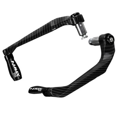 DONGMION Motorcycle Handlebar Grips Brake Clutch Lever Guard Protection for NMAX155 N-MAX 155 2015-2024 2022(Black)