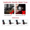 DONGMION Motorcycle Handlebar Grips Brake Clutch Lever Guard Protection for NMAX155 N-MAX 155 2015-2024 2022(Black) view 3
