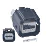 BTYSEQ 10 Pin Auto Connector Steering Gear Electronic Power Steering Gear Booster Pump Harness Plug 13569289 35666378(Black with Pins) view 1