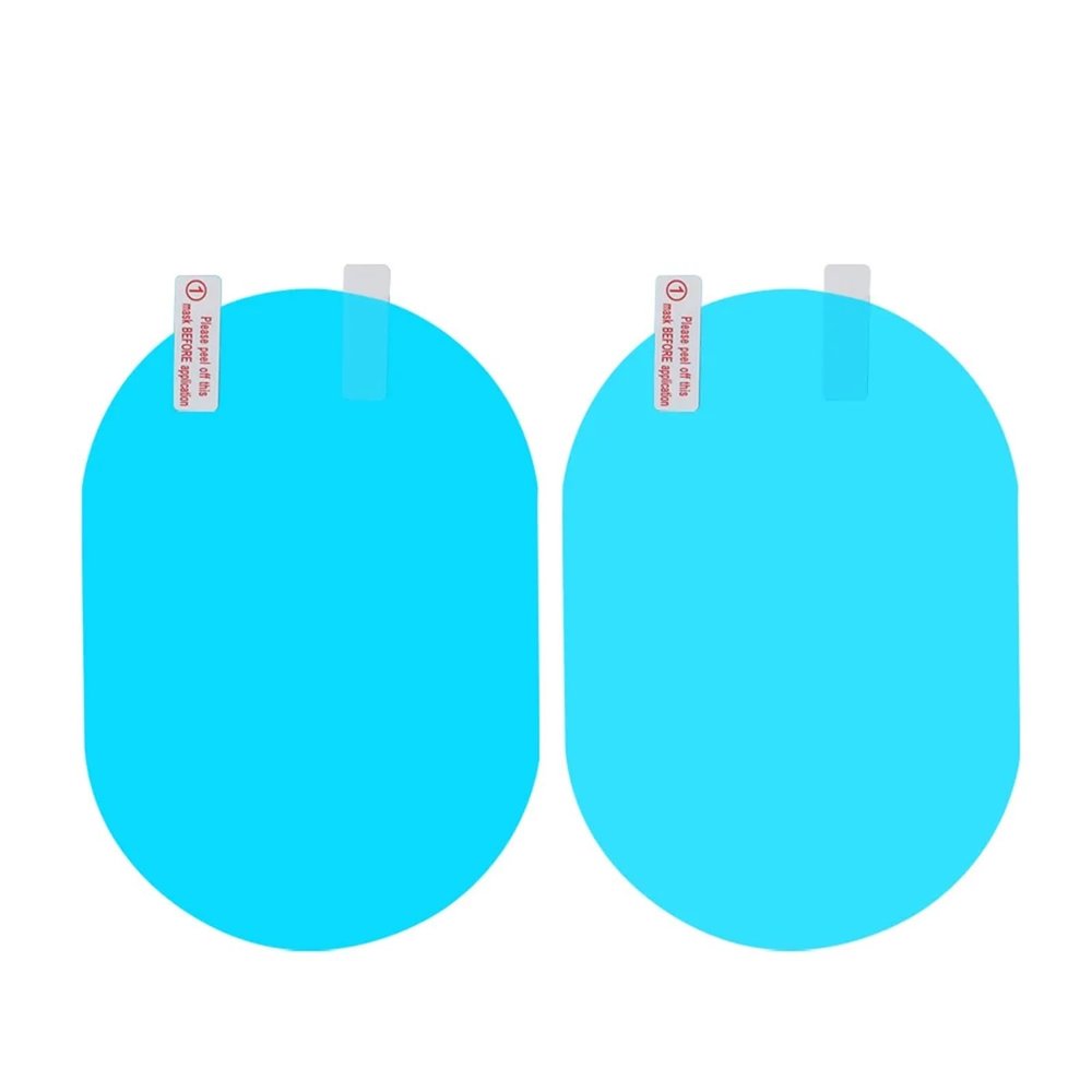 Car Rearview Mirror Film 1/6PCS Car Rearview Mirror Against Fog Film Universal Water Resistant Film(150mmx100mm 2pcs)