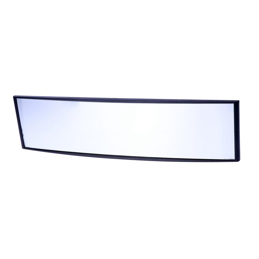 Gogogmee Universal Car Rear View Mirror 300x75mm Wide Angle Panoramic Interior Rearview Mirror White Reduces Blind Spots Suitable for Cars SUVs and Trucks
