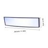 Gogogmee Universal Car Rear View Mirror 300x75mm Wide Angle Panoramic Interior Rearview Mirror White Reduces Blind Spots Suitable for Cars SUVs and Trucks view 2