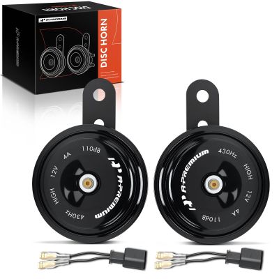 A-Premium 2-Pack Disc Horn Compatible with Volkswagen & Mercedes-Benz