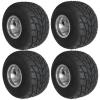 11x7.10-5 Go Kart Tire with Rim Wheel, 5" 11x7.10x5 Rain Road Tires Tubeless, 3 Stud for Racing Kart ATV UTV Go Kart Karting Quad Drifting Mini Bike 4 Wheelers Drift Trike (4pcs) view 1