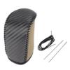 HOPESPANNER Gear Shift Knob Cover for Dodge Avenger Automatic Accessories 2008-2014 Faux Leather Interior Anti-Slip Protective Car Shift Knob Cover Black Beige view 1