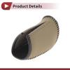 HOPESPANNER Gear Shift Knob Cover for Dodge Avenger Automatic Accessories 2008-2014 Faux Leather Interior Anti-Slip Protective Car Shift Knob Cover Black Beige view 4