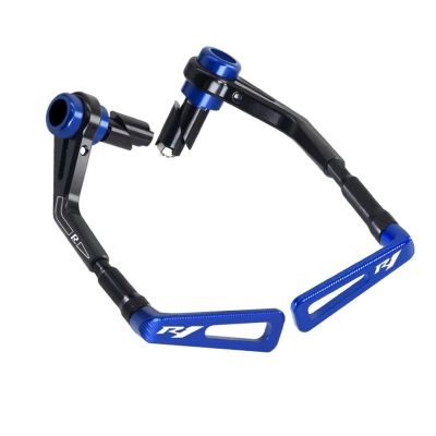DONGMION Motorcycle CNC Brakes Hand Guard Bow Protection Parts for YZF-R1 YZF-R1M YZFR1 R1M 2023 2024(Blue)