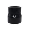 SIERRA Automobile 3-3.5 Inch / 76-89mm Silicone Reducer Coupler Hose 4" Length, 5.5mm Thickness High Temp 4-Ply Reinforced Black Tube for Turbo, Intercooler, Intake, Radiator Pipe view 1