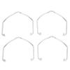 Haofy Turbo Hose Retaining Clamp, 4pcs Intercooler Turbo Hose Retaining 1J0145769H Replacement C Class E Class, High Performance Turbo Pipe Retaining for, Sturdy Turbo Hose view 1