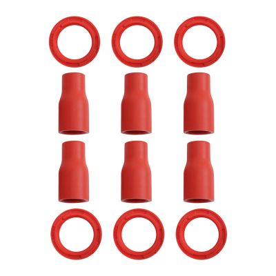 TRQ Ignition Coil Boot Set Red Performance