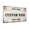 Custom Personalized Text Image Photo Design Customized Tag Aluminum License Plates for Front of Car 6x12 Inch-5 view 2