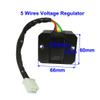 Tmuare 5 Wire Voltage Regulator Rectifier For 125cc 150cc Engine Chinese ATV Quad 4 Wheeler GY6 Moped Scooter view 2