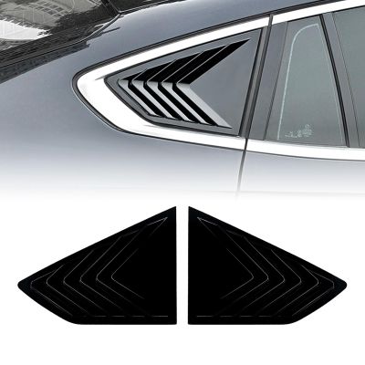 Car Rear Window Louver Shutter Trim Cover For BMW X6 G06 2019-2025 Black