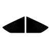 Car Rear Window Louver Shutter Trim Cover For BMW X6 G06 2019-2025 Black view 2