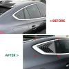 Car Rear Window Louver Shutter Trim Cover For BMW X6 G06 2019-2025 Black view 3