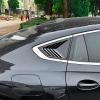 Car Rear Window Louver Shutter Trim Cover For BMW X6 G06 2019-2025 Black view 4