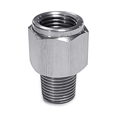 D7WD Stainless Steel Fuel Oil Pressure Instrument Adapter Connector 1/8NPT to M10x1.0