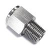 D7WD Stainless Steel Fuel Oil Pressure Instrument Adapter Connector 1/8NPT to M10x1.0 view 3