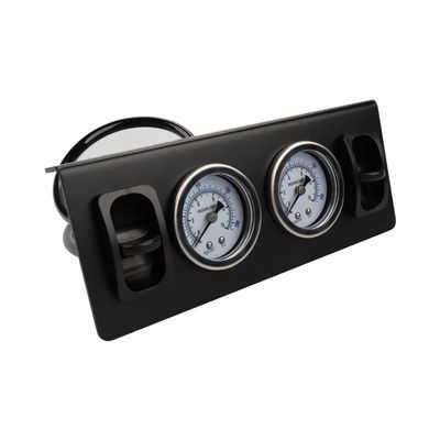 Panel Paddle Valve Switch with Two Air Suspension Pressure Gauge, Air Fittings, Contorl Air Bags in Car Suspension System