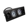 Panel Paddle Valve Switch with Two Air Suspension Pressure Gauge, Air Fittings, Contorl Air Bags in Car Suspension System view 1