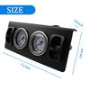 Panel Paddle Valve Switch with Two Air Suspension Pressure Gauge, Air Fittings, Contorl Air Bags in Car Suspension System view 2