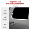 SQQP Window Sill Window Molding Cover Trim Fit for 2007-2013 Chevy Silverado/Avalanche/Suburban/Tahoe/GMC Yukon(Chrome) view 3