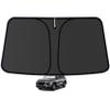 Santa Fe Customized Windshield Sun Shade for 2019-2023 Santa Fe SE|SEL|SEL Plus|Limited|Ultimate Front Window Sunshade Visor Protector Foldable Blocks UV Rays Keep Car Cooler Accessories view 1