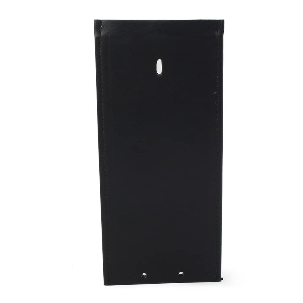 Lirun Black Leather Gas Tank Panel Bib Smooth Tank Cover for Harley Davidson Dyna FXDWG 1993-2003, For Softail 2000-2017