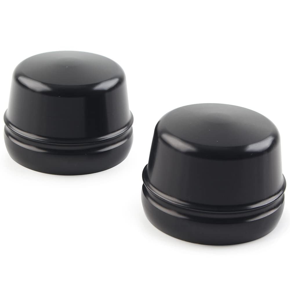 Lirun Motorcycle Front Axle Cap Nut Covers Black for Harley Dyna Low Rider For Street bob Super Glide Electra Glide Road Glide Street Glide