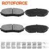 RotoForce D1258 Front Ceramic Disc Brake Pad Set Fit For Ford For Edge 2007-2015, For Lincoln MKX 2007-2015,For CX5 2019-2021,For CX7 2007-2012,For CX9 2007-2021 view 2