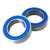 Hybrid Ceramic Ball Bearing, 17mm x 28mm x 7mm, MR17287 2RS, Silicon Nitride, Chrome Steel Rings, Rubber Sealed (2Pcs) view 2