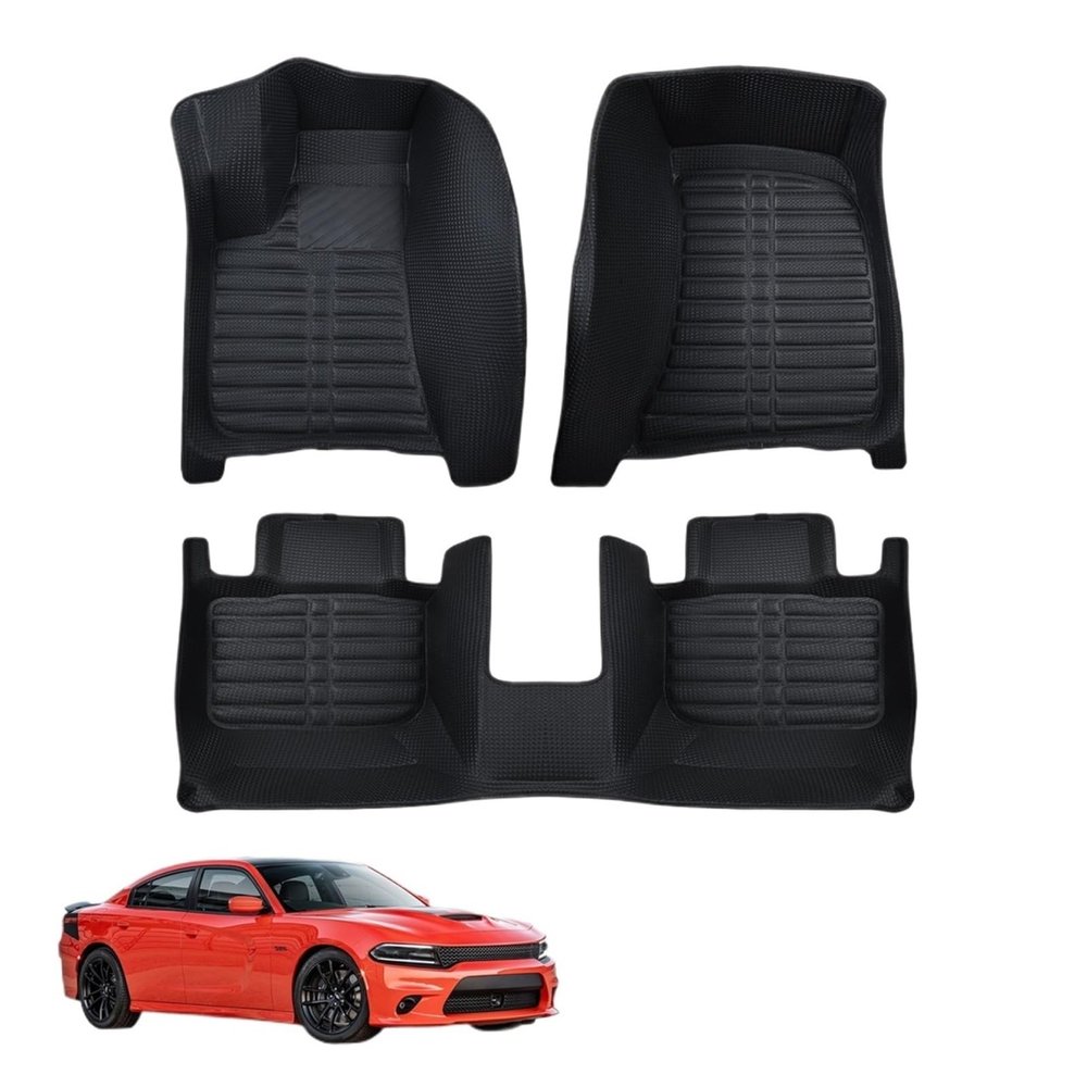 Car Floor Mat Compatible with Chrysler 300 300C RWD 2008-2023 Car Carpet Floor Mat