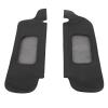 Sunisfa 2Pcs Stylish Sun Visor Cover, Scratch Withstand Replacement Cover for 94-04, PU Leather, Easy Installation, Luxury and Sporty Style, Protection from Scratches (Black) view 1