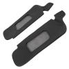 Sunisfa 2Pcs Stylish Sun Visor Cover, Scratch Withstand Replacement Cover for 94-04, PU Leather, Easy Installation, Luxury and Sporty Style, Protection from Scratches (Black) view 2