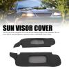 Sunisfa 2Pcs Stylish Sun Visor Cover, Scratch Withstand Replacement Cover for 94-04, PU Leather, Easy Installation, Luxury and Sporty Style, Protection from Scratches (Black) view 4