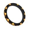 Elastic Steering Wheel Cover WHJSHOP Silhouettes of Martial Arts Picture Cloth, Durable, Anti-Slip, Easy to Install Without Tools, Decorates Your Car view 2